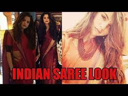 She was in nepal in 2014 on a. Have You Seen Selena Gomez In Indian Saree Check Out Pictures Youtube