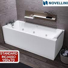 Potrai scegliere tra vasche su misura, freestanding o ad incasso in vari materiali tra cui il corian® per impreziosire l'arredamento del tuo bagno. Vasche Solo Guscio Vasca Da Bagno Standard Ad Incasso Novellini Calos 2 0 150x70 Cm Super Sama Store Idraulica Elettronica E Hobbistica A Prezzi Imbattibili