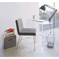 Peekaboo Clear Console In Accent Tables Cb2 Desks For Small Spaces Cheap Office Furniture Modern Home Office Furniture