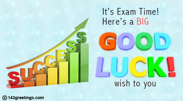 Image result for good luck for exams images"