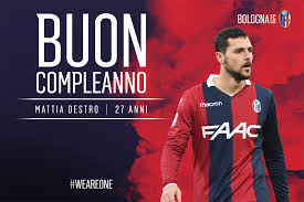 He has also featured at international level, currently holding eight caps for italy. Buon Compleanno Mattia Destro Bolognafc