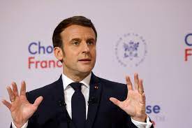 Macron proposes vaccine sharing plan as uk prepares to host g7. Macron Admires Us Warp Speed Vaccine Drive Politico