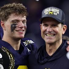 Jim Harbaugh could do J.J. McCarthy a solid in first round of NFL Draft