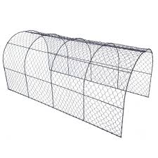 Tunnel De Protection En Grillage A Poule Grand Modele 120cm Grillage A Poule Poule Parc Lapin