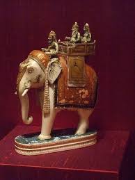 Chess Piece India Punjab Hills Late 18th Early 19th Century Gilt And Polychrome Ivory Chess Pieces Chess Dallas Museum Of Art