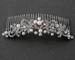 pin by cata on official prom board in 2021 tiara combs vintage bridal hair accessories pearl hair comb wedding