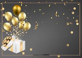 Black And Gold Balloon Border Design Black Simple Birthday Background Imagens De Aniversario Papel De Parede Aniversario Cartoes De Feliz Aniversario