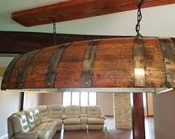 Whiskey Barrel Pool Table Bar Billiards Hanging Light Fixture Rustic Pool Table Lights Wood Table Lights Pool Table Lighting