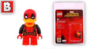 Exclusive LEGO Deadpool Duck Minifigure San Diego Comic Con 2017 | Unbox  Review - YouTube