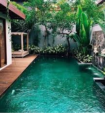 30 Stunning Balinese Pool Design Ideas Make You Want To Vacation There 87designs Small Pool Design Backyard Beach Backyard