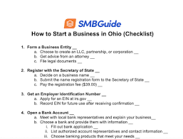 If you're looking to start a business in ohio, you need to understand the opportunities, challenges and requirements. Starting A Business In Ohio Financeviewer