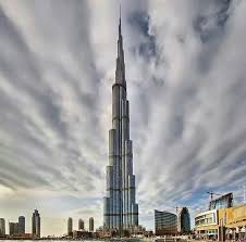 A Cloudy Day At The Burj Burj Khalifa Khalifa Dubai Places Around The World