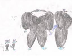 A Size Chart For Furrball And His Inflato Tux By Fireball H
