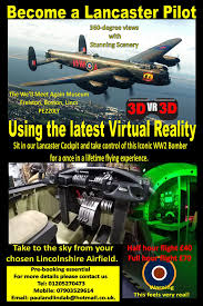 Group v acft with a wingspan gtr than 171 ft are prohibited fm exiting rwy 18l/36r at twy c10. We Ll Meet Again Ww2 Museum Freiston Are You Looking For Something Special To Do This Weekend Why Not Try Our Lancaster Vr Flight Simulator Half Hour Flights 40 Full Hour