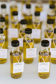 Laid Back Sophisticated Wedding Olive Oil Favors Wedding Reception Favors Wedding Favors