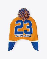 Winter Hat Mockup In Apparel Mockups On Yellow Images Object Mockups In 2021 Winter Hats Clothing Mockup Tshirt Mockup