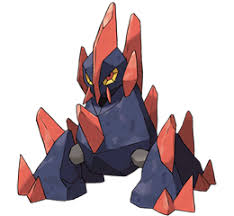 Black And Red Cat Pokemon Name 526 Gigalith Pokemon Art Pokemon Black Pokemon