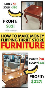 How To Flip Thrift Store Furniture For Profit Of Life And Lisa Thrift Store Furniture Thrift Store Upcycle Thrift Store Crafts