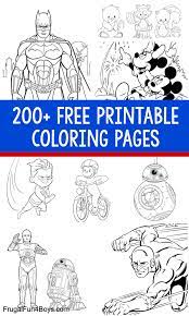 200 Printable Coloring Pages For Kids Frugal Fun For Boys And Girls