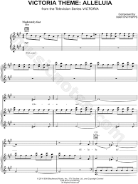 Martin Phipps Victoria Theme Alleluia Sheet Music In F Minor Transposable Download Print Sheet Music Music Music Bands