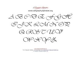 pdf calligraphy alphabet chart uppercase calligraphy