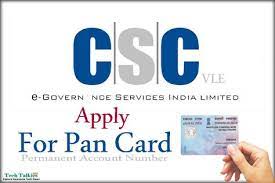 How To Apply For Pan Card By Csc Common Service Center How To Apply Cards Service