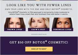 Purchase up to 4 gift vouchers. Sign Up For The Brilliant Distinctions Incentive Program On Ownyourlook Com And Get 50 Off Your Next Botox Injections Amerejuve Medspa