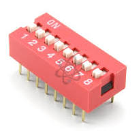 ‫Switch DIP 8-Switchs مفتاح (PCB) ابو 8 مفاتيح الحداد للتجارة ...‬‎