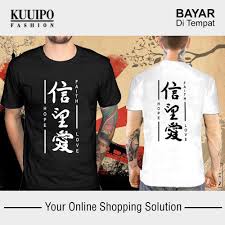 Desain baju jepang asenwa design via asenwadesign.com. Kuuipo Shop Official Tee T Shirt Kaos Aksara Jepang Baju Distro Huruf Kanji Baju Asia Kaos Distro Anime T Shirt Distro Kanji Lazada Indonesia