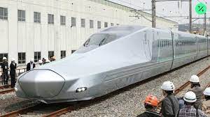 The train was clocked at 603 kilometers per hour or 375 miles per hour. World S Fastest Bullet Train Starts High Speed Tests In Japan Bloomberg