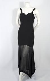 Madame X Evening Gown Gianni Versace 1980 S 1990 S Torso Of Heavy Silk Lined Crepe Bia Designer Dresses Short Vintage Designer Clothing Vintage Versace