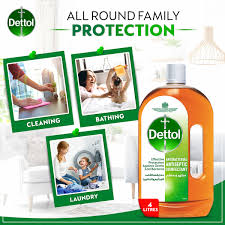 Buy Dettol Antiseptic Antibacterial Disinfectant Liquid 4litre Online Lulu Hypermarket Bahrain
