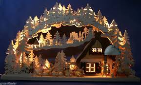 3d Schwibbogen Erzgebirge Pyramide Geschnitzt Erzgebirgischer Lichterbogen Neu Mobel Wohnen Feste Besond Schwibbogen Erzgebirge Lichterbogen Schwibbogen