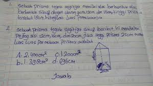 Apabila kita lihat dari bentuk alasnya , prisma terbagi lagi menjadi beberapa macam, yaitu: Tolong Dong Jawab Besok Dikumpulkan Plisssssssssssssssssssssss Beserta Caranya Oke Brainly Co Id