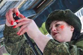 Get the list of top 10 beautiful women soldier and army. Russian Female Soldiers Compete In Annual Camo For Makeup Event Photos Russia Beyond