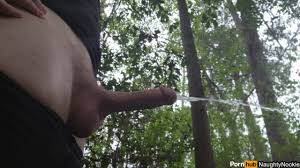 在大自然中撒尿很难 (4K 公共森林小便)