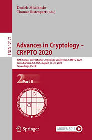 In fact, microstrategy reported that it held 70,470 bitcoins on december 21. Advances In Cryptology Crypto 2020 40th Annual International Cryptology Conference Crypto 2020 Santa Barbara Ca Usa August 17 21 2020 Proceedings Science Book 12171 English Edition Ebook Micciancio Daniele Ristenpart Thomas