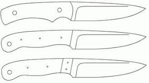 Ich empfehle, immer die optimale druckqualität zu wählen. My Library Knife Template Knife Patterns Knife Shapes