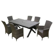 Luxury rocking chair with reclining cushion. Henryka Cw4227 Wicker 7 Piece Dining Set Outdoor Dining Set Patio Dining Set Patio Furniture Covers
