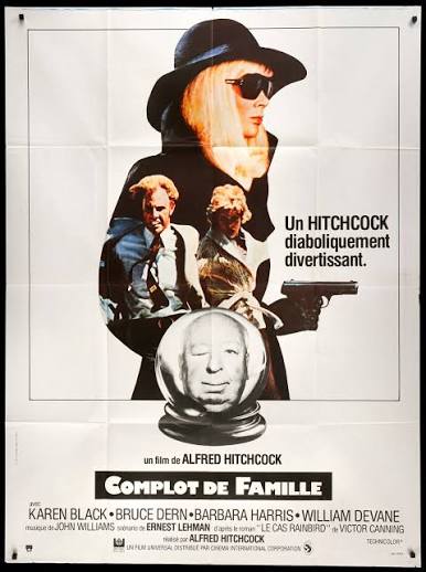 Family Plot (1976) Original French Grande Movie Poster - Original Film Art  - Vintage Movie Posters