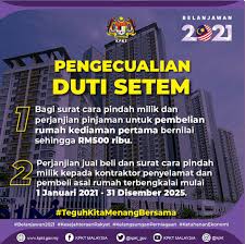 Bukanlah salah tapi anda mesti tahu apa yang anda beli. Kpkt Malaysia Bagi Terus Menggalakkan Pemilikan Rumah Kerajaan Melalui Belanjawan 2021 Telah Mengecualikan Duti Setem Bagi Pembelian Rumah Kediaman Pertama Bernilai Sehingga Rm500 Ribu Mulai 1 Januari 2021 Hingga 31 Disember