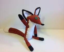 Little Fox Plush Toy Fox Prince Moon Fox Doll Plushie Galaxy Etsy Fox Plush Toy Fox Doll Little Prince Fox