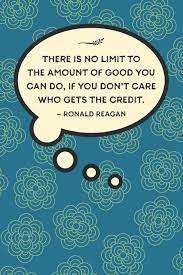 There Is No Limit To The Amount Of Good You Can Do If You Don T Care Who Gets The Credit Ronald Reagan Lined 6 X 9 Journal Ronald Reagan Quote On Retro Patterned