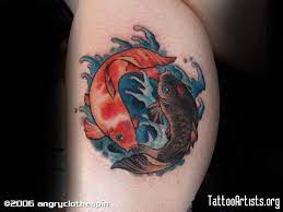 Yin Yang Koi Tattoo Artists Org Yin Yang Koi Koi Fish Tattoo Koi Tattoo Sleeve