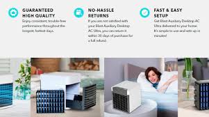 This portable ac is designed to cool the air without removing the ac has an ice tray to pump cold air to beat the summer heat. Blast Ultra Ac Review Is Blast Auxiliary Desktop Ac Ultra Legit Juneau Empire
