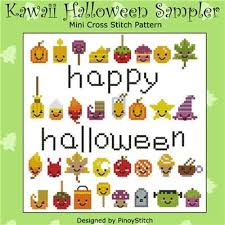 Check spelling or type a new query. Kawaii Halloween Sampler Cross Stitch Pattern