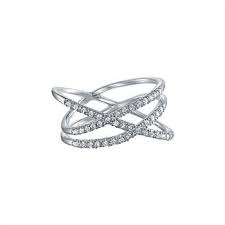 Sale Discover Avon S Sterling Silver Cz Crossed Layers Ring Add Some Panache To Your Outfits Get Th Silver Jewelry Box Blue Quartz Ring Fine Silver Jewelry
