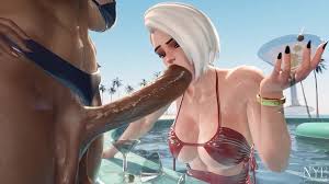 Busty Shemale & Girlfriend Swim - Threesome With Lifeguard - XNXX.COM Adult Clip