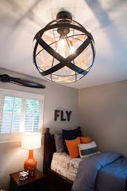 Navy And Orange Airplane Bedroom House Of Harper