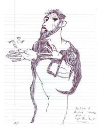 The father and son pair have a project titled things i have drawn , an account that chronicles their collaborative illustrations of misshapen. Rendition Of Gustav Klimt In A Light Blue Smock By Egon Schiele Drawing By Adam Marx